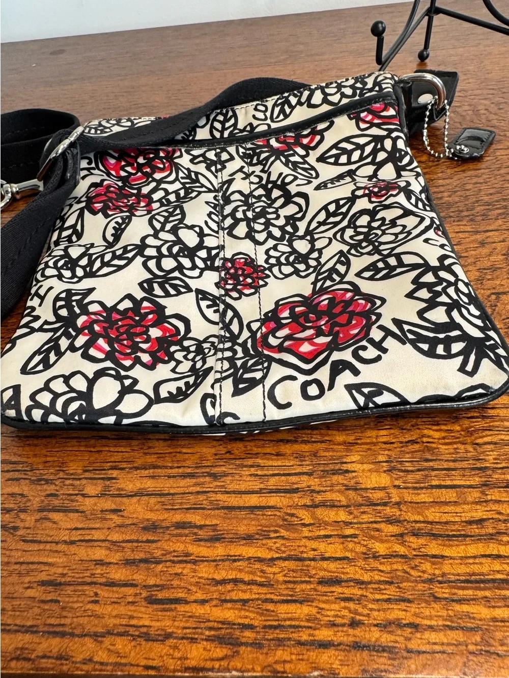 Coach Poppy Kyra Floral Graffiti Crossbody Bag - EUC